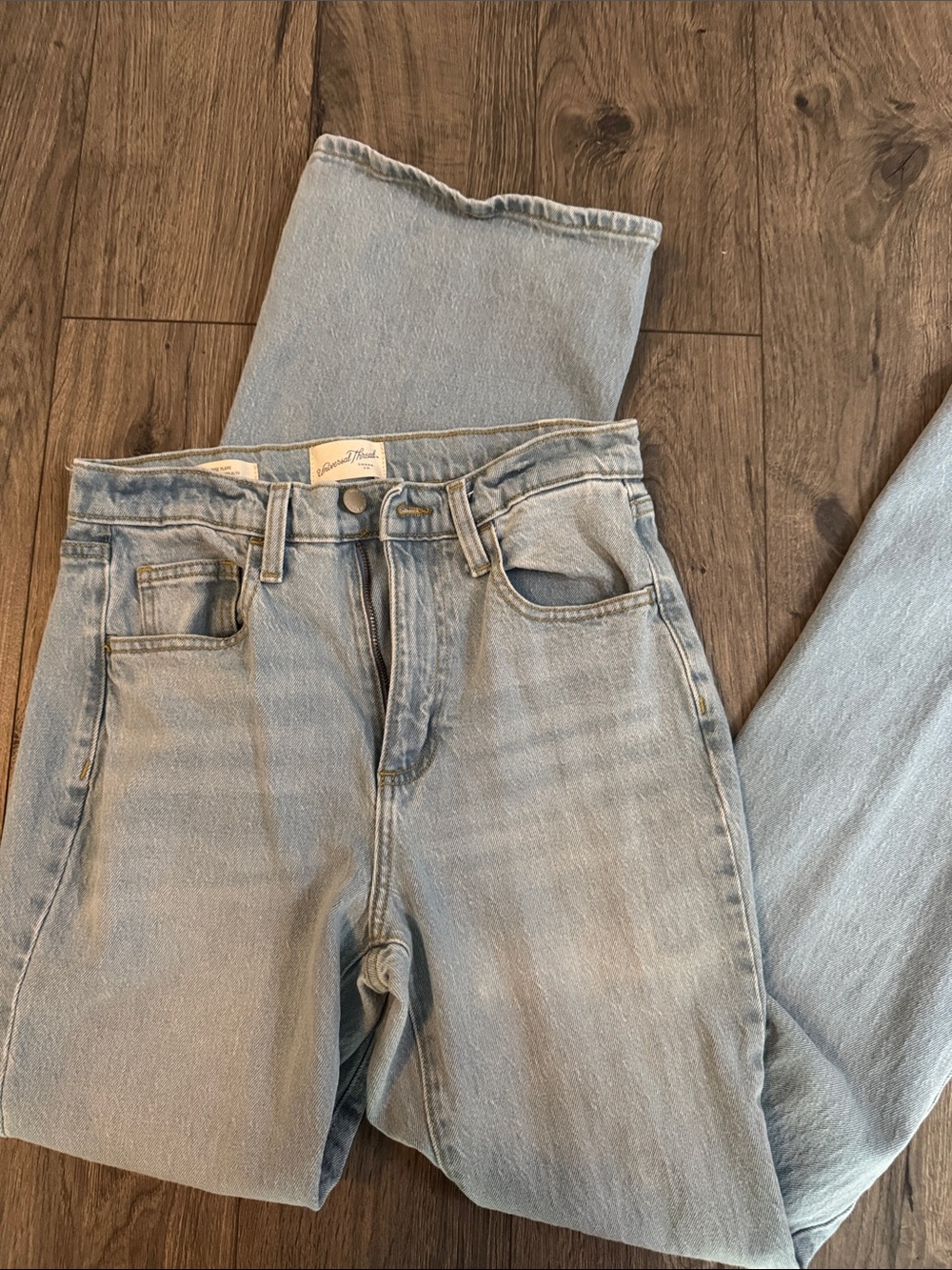 Universal Thread Light Blue High Rise Flare Jeans